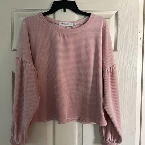 Nectar Clothing Balloon Sleeve Top - Picture 1 of 7